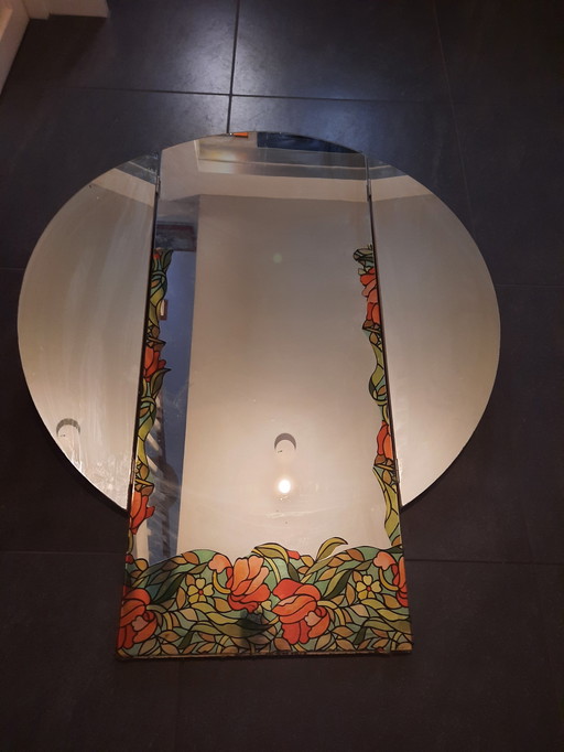 3-Paneel-Spiegel im Vintage-Stil