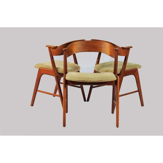 Image 1 of Satz von 6 vintage Teak-Esszimmerstühlen Known 32, Dänisch 1960er