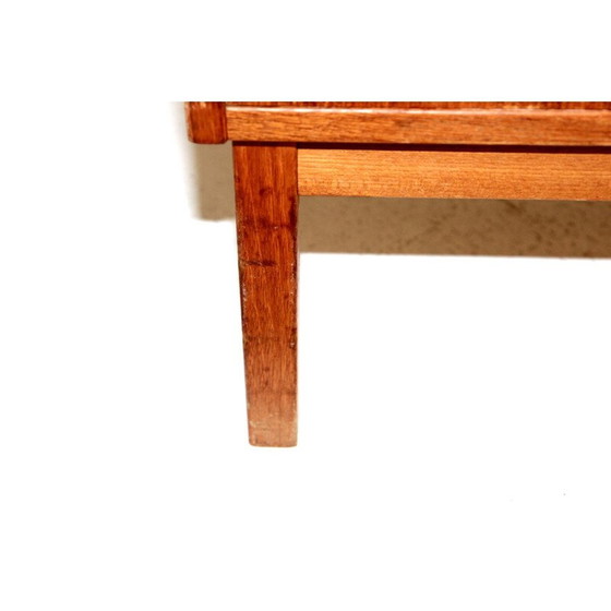 Image 1 of Vintage Bücherregal mit Kommode aus Buchenholz, Schweden 1960