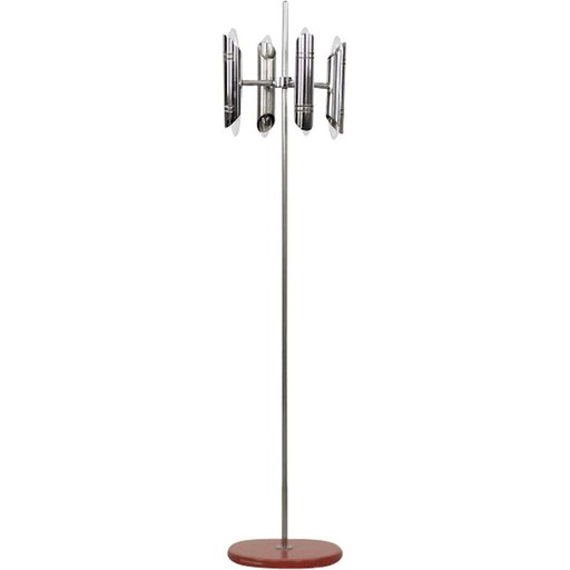 Stehlampe aus Chrom, 1960