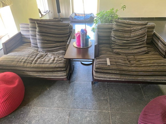 Image 1 of 2x Giorgetti Liegestuhl