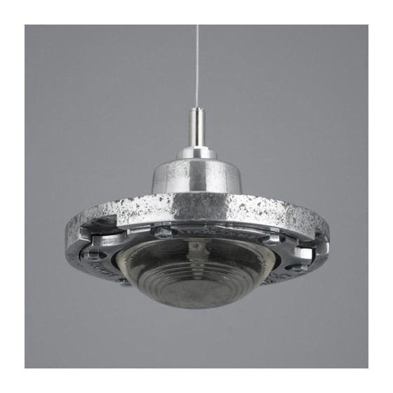 Image 1 of Britische Flugplatz-Prismenglasampeln im Vintage-Stil