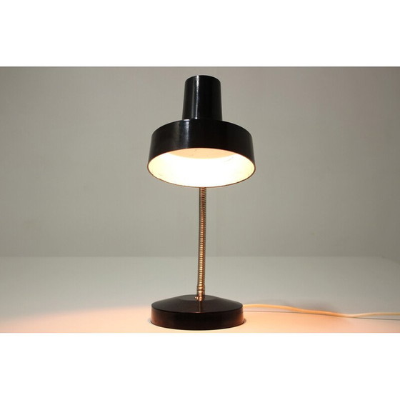 Image 1 of Schwarze Bakelit-Tischlampe von Elektrosvit, Tschechoslowakei 1950er Jahre