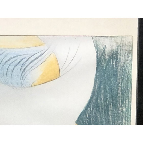 Image 1 of Reproduktion der Vorbereitungszeichnung "Kopf einer Frau" von Picasso für Guernica