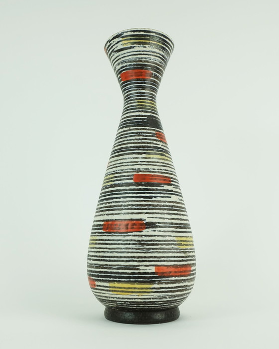 Image 1 of Elegante Mid Century Modern Jasba Keramik Vase Anfang 1960S Modell 130/30