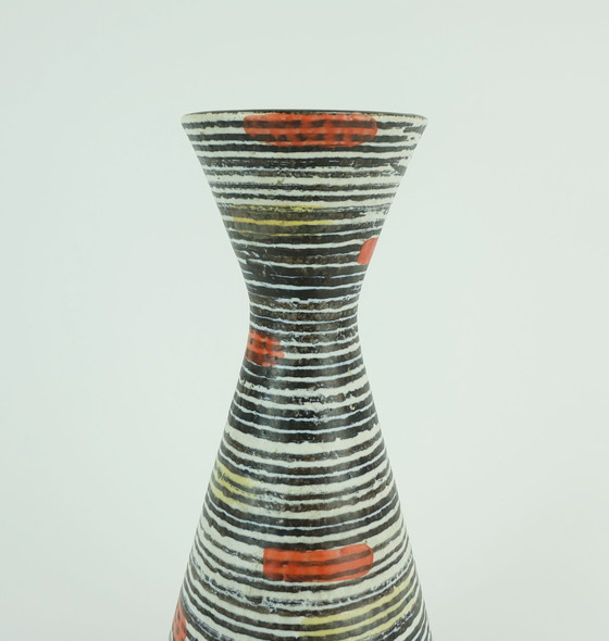 Image 1 of Elegante Mid Century Modern Jasba Keramik Vase Anfang 1960S Modell 130/30