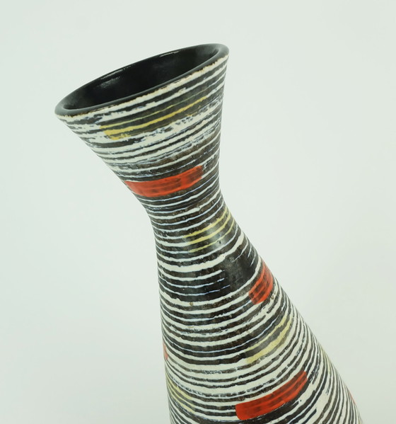 Image 1 of Elegante Mid Century Modern Jasba Keramik Vase Anfang 1960S Modell 130/30