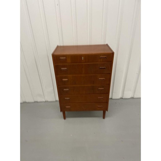 Image 1 of Dänische Vintage-Kommode aus Teakholz, 1960-1970er Jahre
