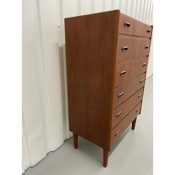 Image 1 of Dänische Vintage-Kommode aus Teakholz, 1960-1970er Jahre