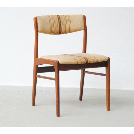 Image 1 of 5 Stühle aus Palisanderholz mit Polsterung, 1970er Jahre