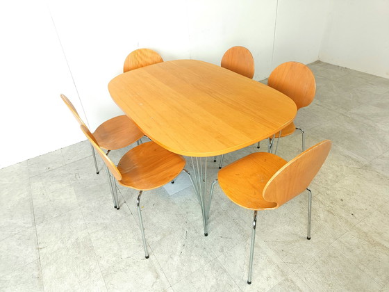 Image 1 of Vintage Erik Jorgensen skandinavisches Esszimmerset