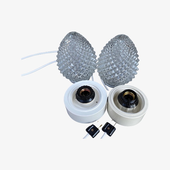 Image 1 of Kiefernzapfen-Nachtlichter aus Glas | 2er-Set