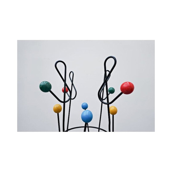 Image 1 of Vintage-Garderobe "Clef de sol" von Roger Ferraud 1950er Jahre