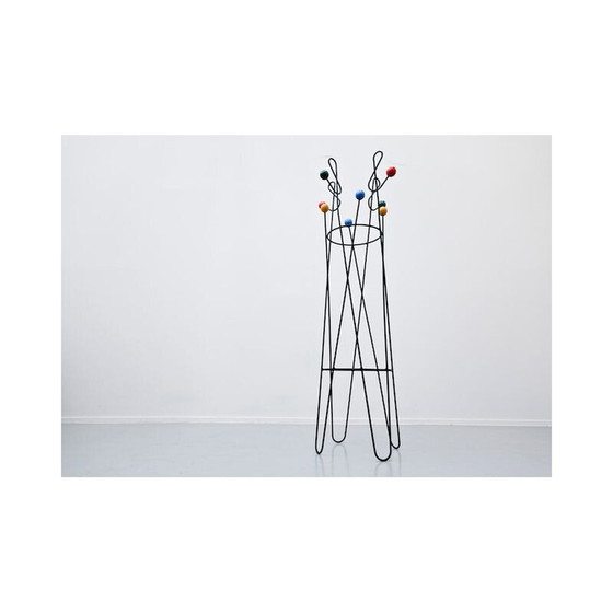 Image 1 of Vintage-Garderobe "Clef de sol" von Roger Ferraud 1950er Jahre