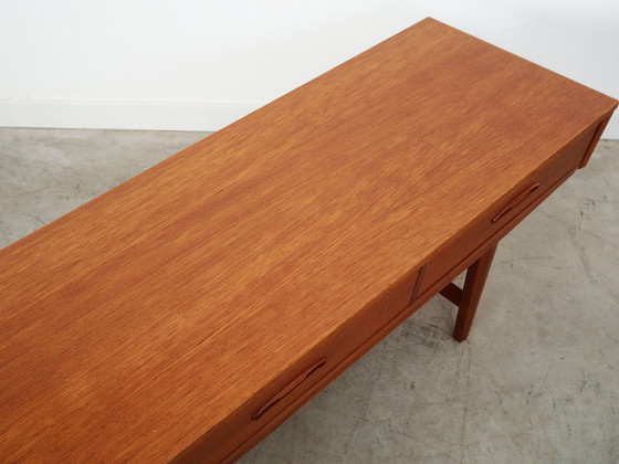 Image 1 of Teakholz-Lowboard, Dänisches Design, 1960er Jahre, Produktion: Dänemark