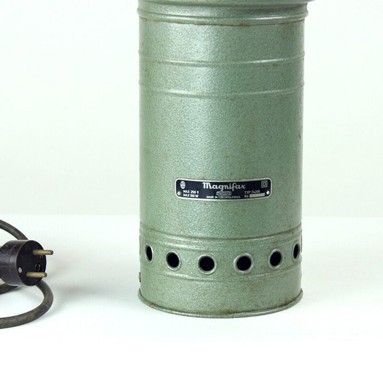 Image 1 of Industrielle Deckenleuchte aus Zink, Tschechoslowakei 1950