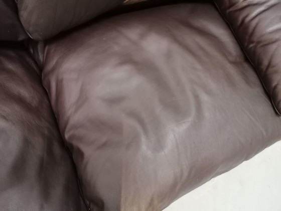Image 1 of Leder-Sofa Cassina Maralunga 3-Sitzer, 60Er 70Er Jahre