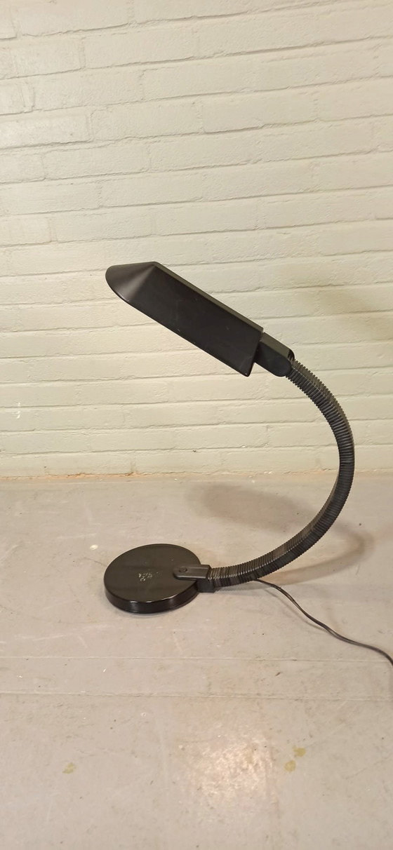 Image 1 of Postmoderne Italiener Tafellamp Bureaulamp, Zwart