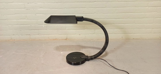 Image 1 of Postmoderne Italiener Tafellamp Bureaulamp, Zwart