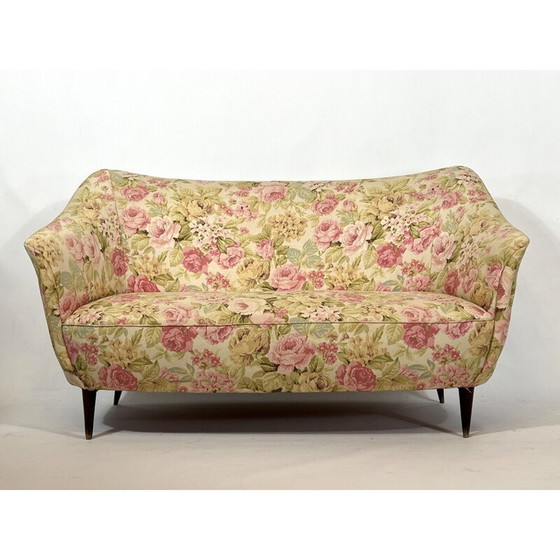 Image 1 of Italienisches Zweisitzer-Sofa aus der Mid-Century-Zeit, 1950er Jahre