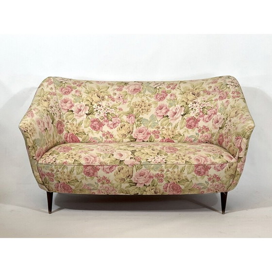 Image 1 of Italienisches Zweisitzer-Sofa aus der Mid-Century-Zeit, 1950er Jahre