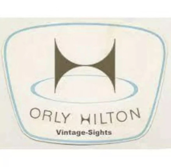 Image 1 of 2X D'Appliques Loewy Pour Hilton, Messing Und Perspex, Frankreich 1965