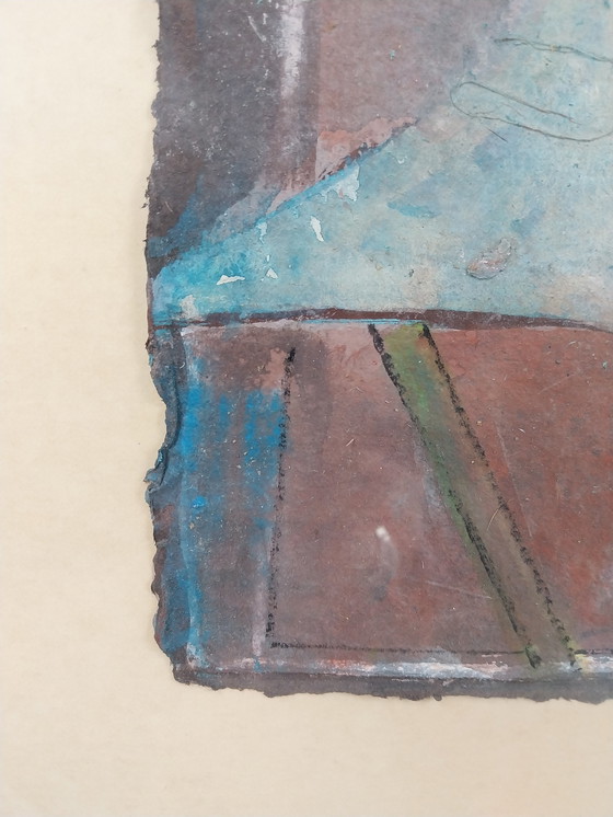 Image 1 of Kunstwerk von Nicolaas Dings Engel 2 Collage-Mischtechniken