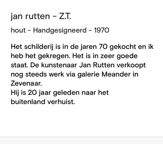 Image 1 of Jan Rutten Kunstwerk