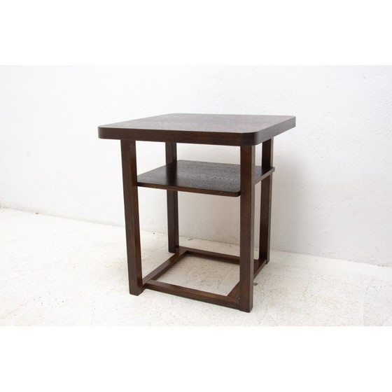 Image 1 of Mid Century Couchtisch aus Eichenholz, Tschechoslowakei 1950er Jahre