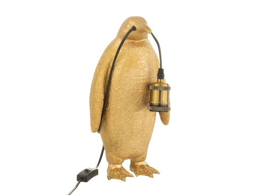 Tischlampe Pinguin Gold