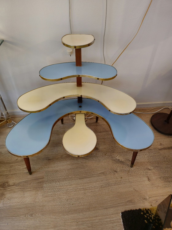 Image 1 of Vintage Pflanzentisch Blumentisch Pflanzenständer 