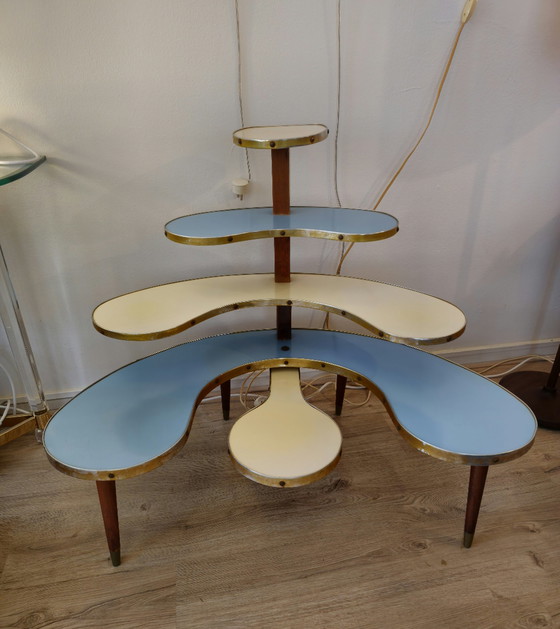 Image 1 of Vintage Pflanzentisch Blumentisch Pflanzenständer 