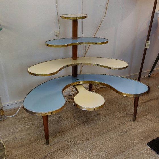 Image 1 of Vintage Pflanzentisch Blumentisch Pflanzenständer 