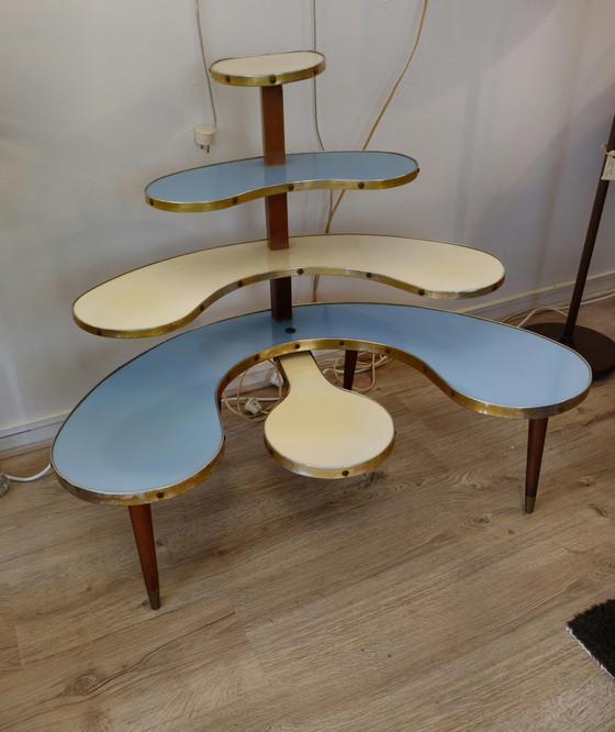 Image 1 of Vintage Pflanzentisch Blumentisch Pflanzenständer 