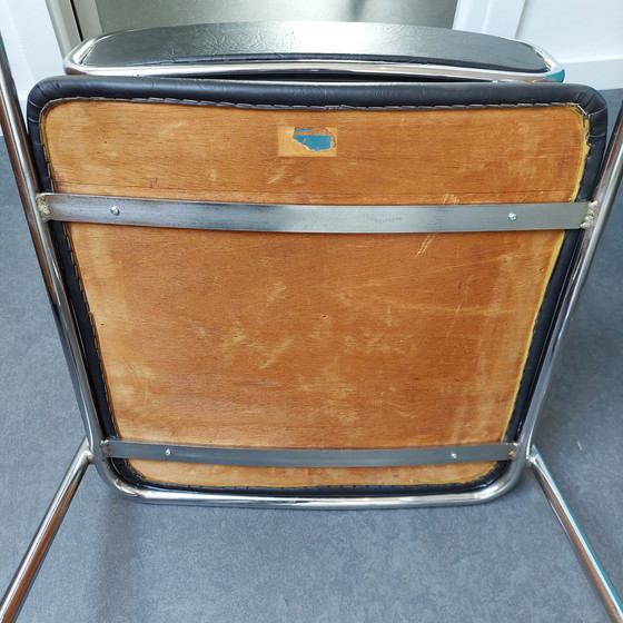 Image 1 of 4x Sigma bauhaus mid century stuhl