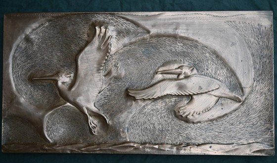 Image 1 of Studio Cellini Wandpaneel aus den 1950er Jahren