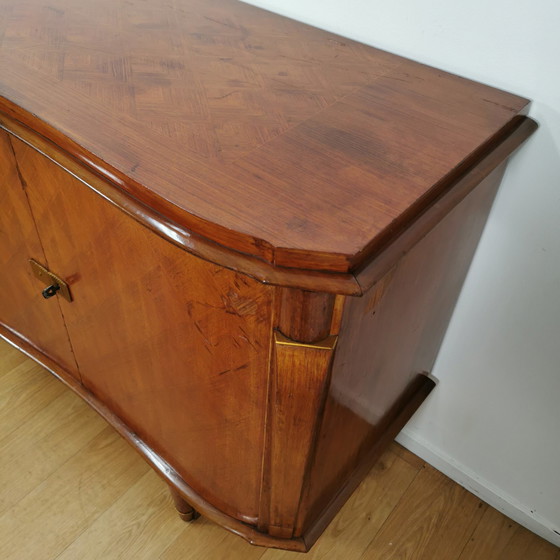 Image 1 of Art Deco vintage XL Anrichte Sideboard Wandschrank Jules Leleu