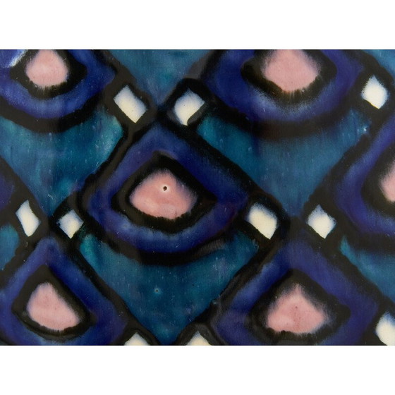 Image 1 of Vase aus glasierter Keramik im Art déco-Stil von Paul Jacquet, Frankreich 1930