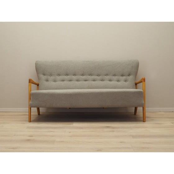 Image 1 of Vintage-Sofa aus Buche von Soren Hansen für Fritz Hansen, 1960er Jahre