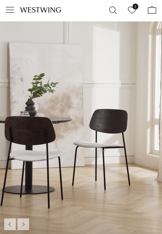 Image 1 of 2x Nadja Dining Chairs