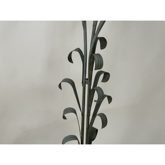 Image 1 of Vintage Stehlampe aus Metall in Form einer Lilie, Frankreich