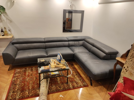 Ecksofa Komposition Aus Leder - Roche Bobois