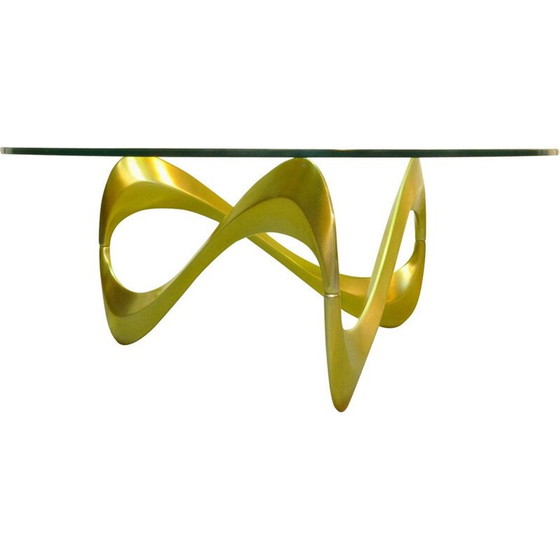 Image 1 of Vintage Couchtisch "Schlange" von Knut Hesterberg für Ronald Schmitt, Deutschland 1970