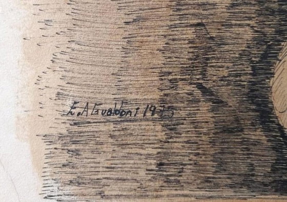 Image 1 of Originalarbeit von Eduardo Gualdoni 1975