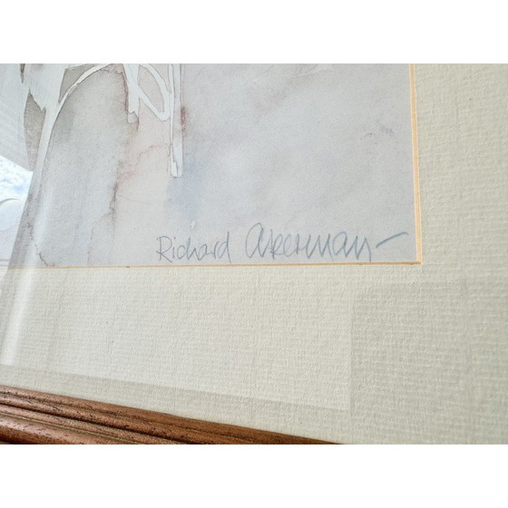 Image 1 of Ein Paar Vintage-Garten-Wintergarten-Drucke von Richard Akerman