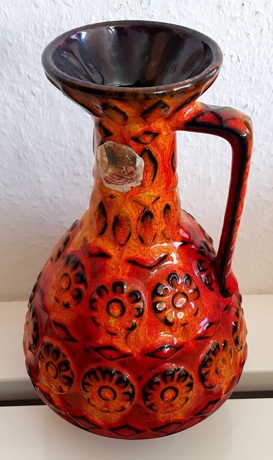 Image 1 of Keramikvase von Bay Keramik, 1970er Jahre