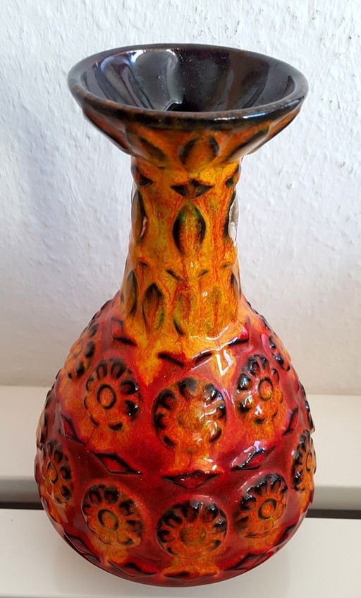 Keramikvase von Bay Keramik, 1970er Jahre