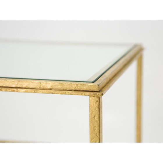 Image 1 of Vintage-Sofa aus vergoldetem Schmiedeeisen von Robert und Roger Thibier, 1960