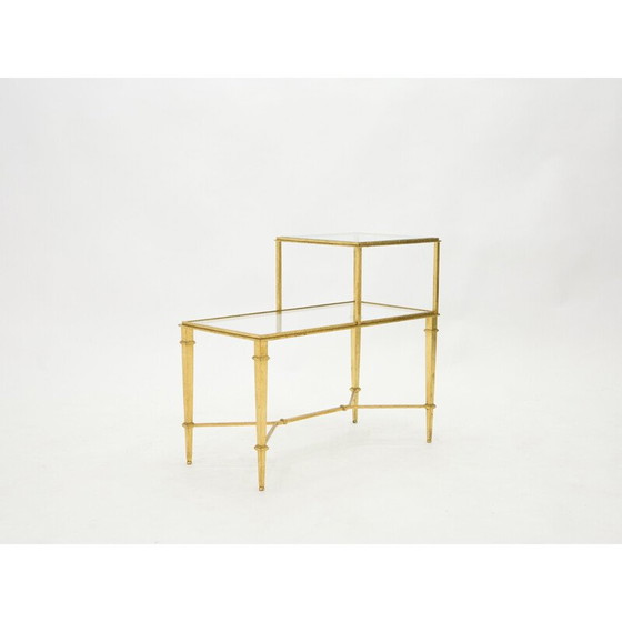 Image 1 of Vintage-Sofa aus vergoldetem Schmiedeeisen von Robert und Roger Thibier, 1960