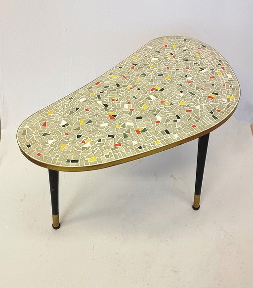 Fünfziger-Jahre-Mosaik-Couchtisch oder Couchtisch